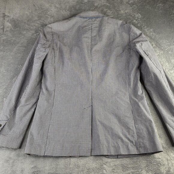 Tommy Hilfiger Sport Coat Blazer Mens Medium Gingham Special Edition Two Button - Picture 14 of 16
